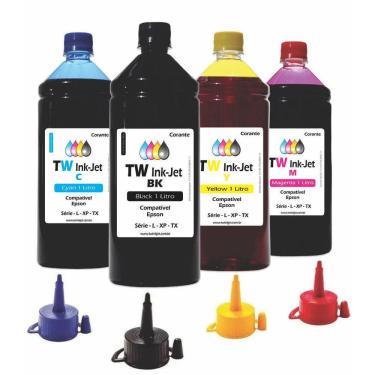 Imagem de Tinta compatível para epson EcoTank 4 Litros L6171 L6191  TW