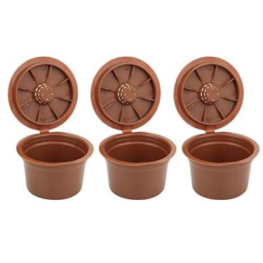 Imagem de 3 Pcs Recarregável Cápsula de Café Reutilizável Filtro de Café Substituição do Copo para Máquina de Café Caffitaly (café)