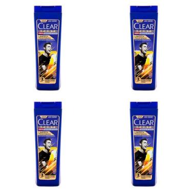 Imagem de Kit 4 Und Shampoo Clear Anticaspa Limpeza Profunda 400ml