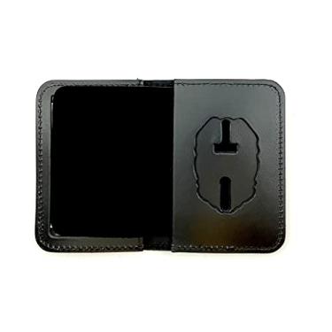 Imagem de Perfect Fit Shield Wallets Distintivo e estojo de identificação de couro preto para a polícia do estado da Pensilvânia e correções do estado da Pensilvânia PSP/PSC (Cutout PF 348)