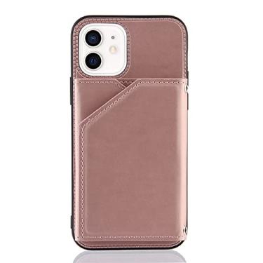 Imagem de Estojo de carteira de couro pu para samsung galaxy s22 ultra s21 plus s20 fe a12 a22 a32 a42 a52 a72 a20 a30 bolsos para cartão capa traseira, ouro rosa, para galáxia a21s