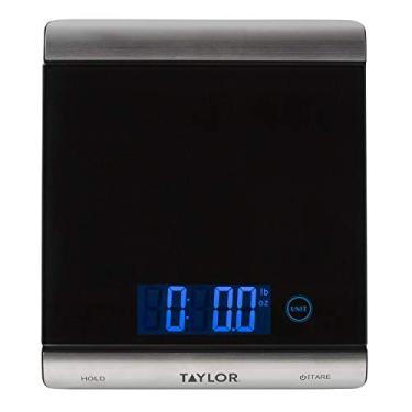 Imagem de Taylor Balança digital de cozinha 3851 de alta capacidade, 15 kg, preta