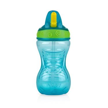 Imagem de Nûby Copo Com Canudo 300 Ml Verde Água
