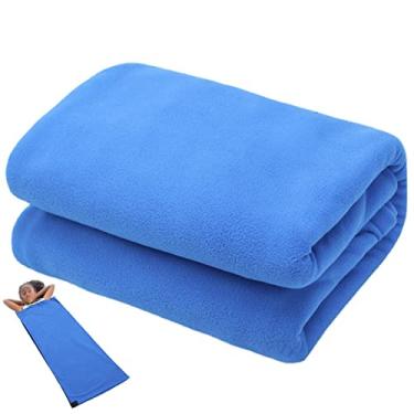 Imagem de Saco de dormir forro compacto,Forro de Saco de Dormir Tempo Frio | Saco de dormir para clima quente Forro de lã Saco de dormir Stratus Saco de dormir para uso interno Thaely