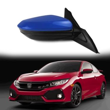 Imagem de Conjunto de espelho retrovisor lateral do passageiro adequado para HONDA CIVIC 10º 2016 2017 2018 2019 2020 HONDA CIVIC 10º acessórios de espelho retrovisor de substituição para ajuste de lente