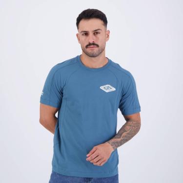 Imagem de Camiseta Umbro Authentic Logo Azul-Masculino