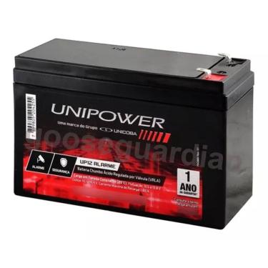 Imagem de Bateria 12v Unipower Up12 Alarme Cerca Elétrica Cftv