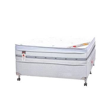 Imagem de Cama Box + Colchão Castor Casal Niponpedic One Face Pocket 138x188x60cm