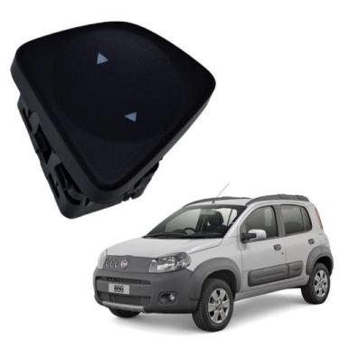 Imagem de Botão Interruptor Vidro Elétrico Fiat Uno Way 2011 2012 2013 2014 Lado