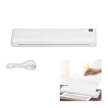 Imagem de Impressora Termica Bluetooth A4 App Celular Portatil Bateria Recarrega