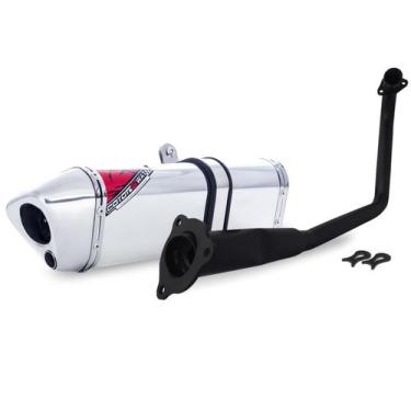 Imagem de Escape / Ponteira Coyote TRS 2 WAY Alumínio - CG 150 Titan / Fan ESDi/