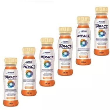 Imagem de Impact Nestlé Kit C/6 Frascos 200ML  (escolha o Sabor) - Nestlé Impact