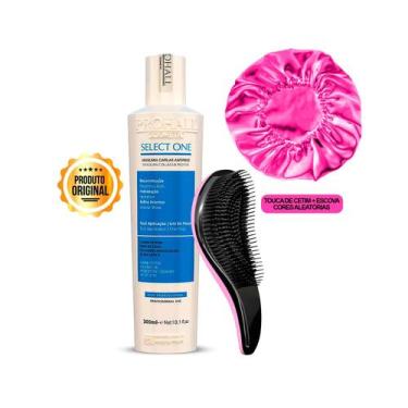 Imagem de Select One Prohall 300ml + 1 Escova e 1 Touca Antifrizz