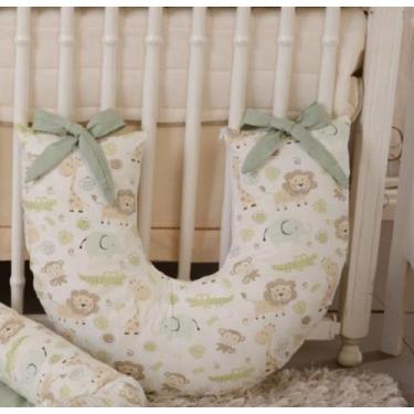 Imagem de Almofada Amamentar Safari Baby Estampada Algodão - Baby Mel Enxovais, 