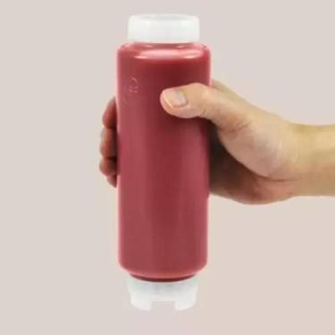 Imagem de Kit 6 Bisnagas Invertida 720Ml Molho Calda Foodtruck Fifo - Home Goods