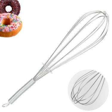 Imagem de Fue Batedor De Ovos, Clara E Massas Inox 30cm Profissional - Zein