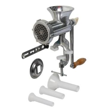 Imagem de Moedor De Carne N 10 + Jogo De Funil Para Fazer Linguiça - Fred Store