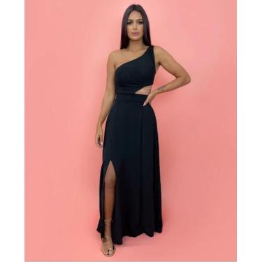 Imagem de Vestido Feminino Longo Festa Mula Manca Regata Princesa - RL MODAS, Pr