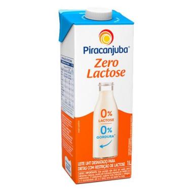 Imagem de Leite Desnatado Zero Lactose Piracanjuba 1L