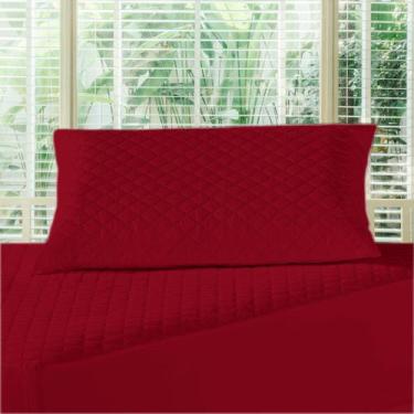 Imagem de Protetor De Travesseiro Impermeável Matelado 01 Peça Vermelho - MTR EN