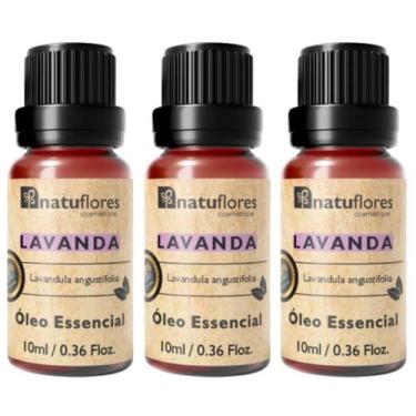 Imagem de ÓLEO ESSENCIAL  LAVANDA 10ml NATUFLORES KIT 3 UND