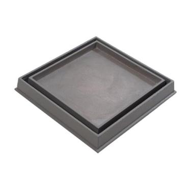 Imagem de Ralo Invisível Rebaixado Adaptado Caixa Sifonada Cinza 18cm - G.D.A. I