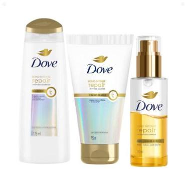 Imagem de Kit Dove Bond Intense Repair Com 3
