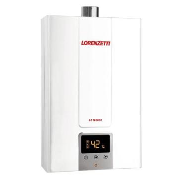 Imagem de Aquecedor Lorenzetti A Gás Lz 1600de Digital - Glp (botijão, Branco, B