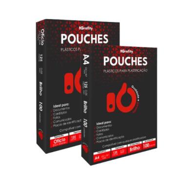 Imagem de Plastico Plastificação 200 Grafity 1 Cento A4 E 1 Cento Oficio 0,05mm 