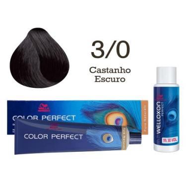 Imagem de Coloração Color Perfect + Emulsão Oxi  Wella Professionals