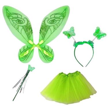 Imagem de Kit Fantasia Sininho Tinker Bell Infantil - 1 Unidade - Extra Festas