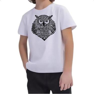 Imagem de Camiseta Infantil Coruja tribal - Alearts, 8