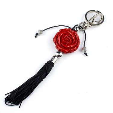 Imagem de Chaveiro Rosa Orixás em Murano 16 cm Umbanda Candomblé