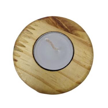 Imagem de Porta Vela Rechaud Redondo Decoração Presente