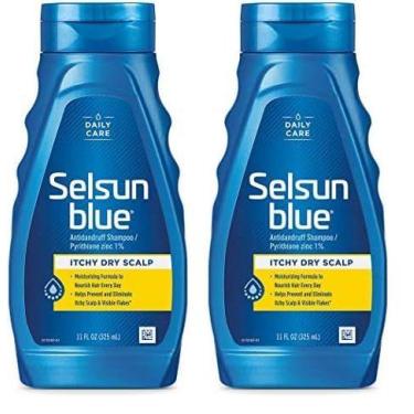 Imagem de Shampoo Selsun Blue Itchy Dry Scalp anti-caspa 325 ml (pacote com 2)