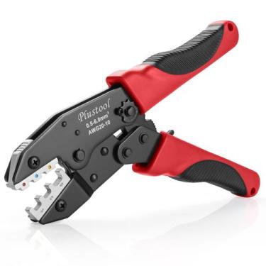 Imagem de Ferramenta de crimpagem Plustool para conectores termorretráteis AWG22