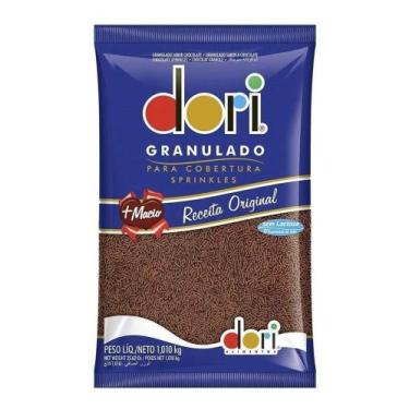 Imagem de Chocolate Granulado Macio Confeito Doce Bolo Dori 1kg