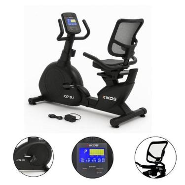 Imagem de Bicicleta Ergométrica Display Lcd Com Velocidade, Distância, Cronômetro e Calorias Kr9.1 Bivolt Kikos