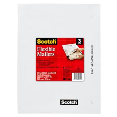 Imagem de Scotch Correio de poliéster flexível, 36 x 47 cm, pacote com 3 (8990W-3)