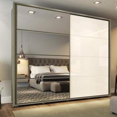 Imagem de GuardaRoupa Casal 4 Espelhos 2 Portas Cavic Henn