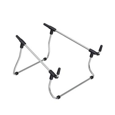 Imagem de Suporte Para Notebook, Ergonômico, Ajustável, Acabamento Steel Cromo, 
