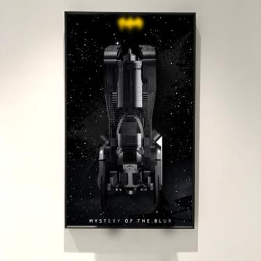 Imagem de WETCEAOM Painel De Exposição Para Carro Lego Dc Batman 1989 Batmóvel 76139, Compatível Com Batman, Ideias Presente Entusiastas Montagem Em Parede, Tamanho: 19,7 X 31,5 Pol.