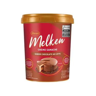 Imagem de Creme Ganache Chocolate Ao Leite 1kg Melken - Harald