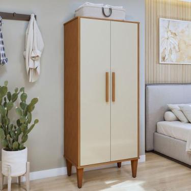 Imagem de Armário Multiuso Araucaria 2 Portas 3 Prateleiras Branco - Kaiki Móvei