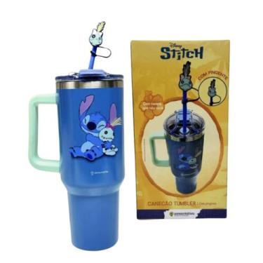 Imagem de Canecão Tumbler e Pingente Stitch e Xepa  Térmico Disney - Zona Criati