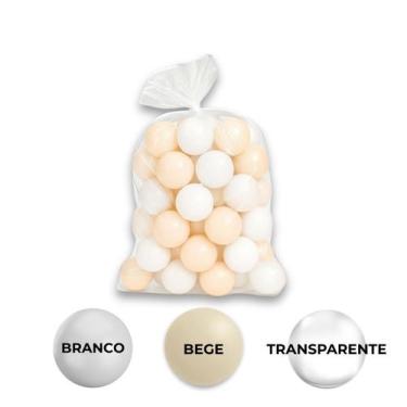 Imagem de Kit 100 Bolinhas Piscina Decoração Festa 3 Cores Coloridas - KIDSBEHAP