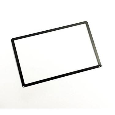 Imagem de Ambertown Capa de vidro de tela LCD superior preta para substituição Nintendo New 3DS