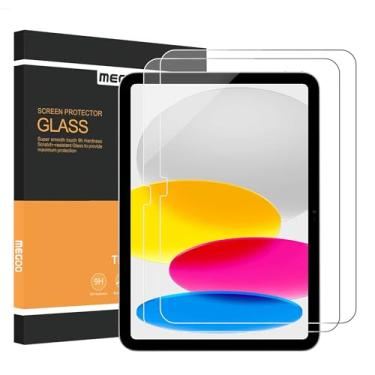 Imagem de MEGOO 2 Pack Protetor de Tela para iPad 11th A16 2025[11 Polegadas]/10th 10.9 2022[10.9 Polegadas], Vidro Temperado 9H, Clareza HD, Amigável ao Case, Compatível com Apple Pencil&Face ID