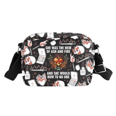 Imagem de Tog Fireheart Bolsa tiracolo Fireheart Gifts She Was Not Afraid Tog Gift Book Lover Gifts Bookish Gift Fantasy Shoulder Bag