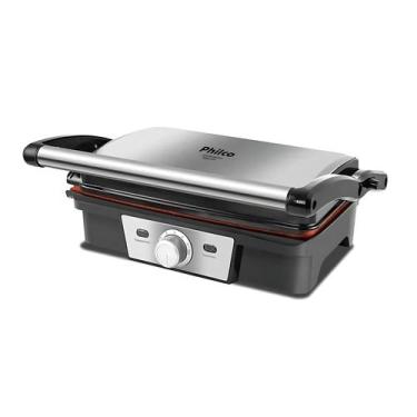 Imagem de Grill C/chapas antiaderentes PGR19 1000W 127V - Philco, 110V